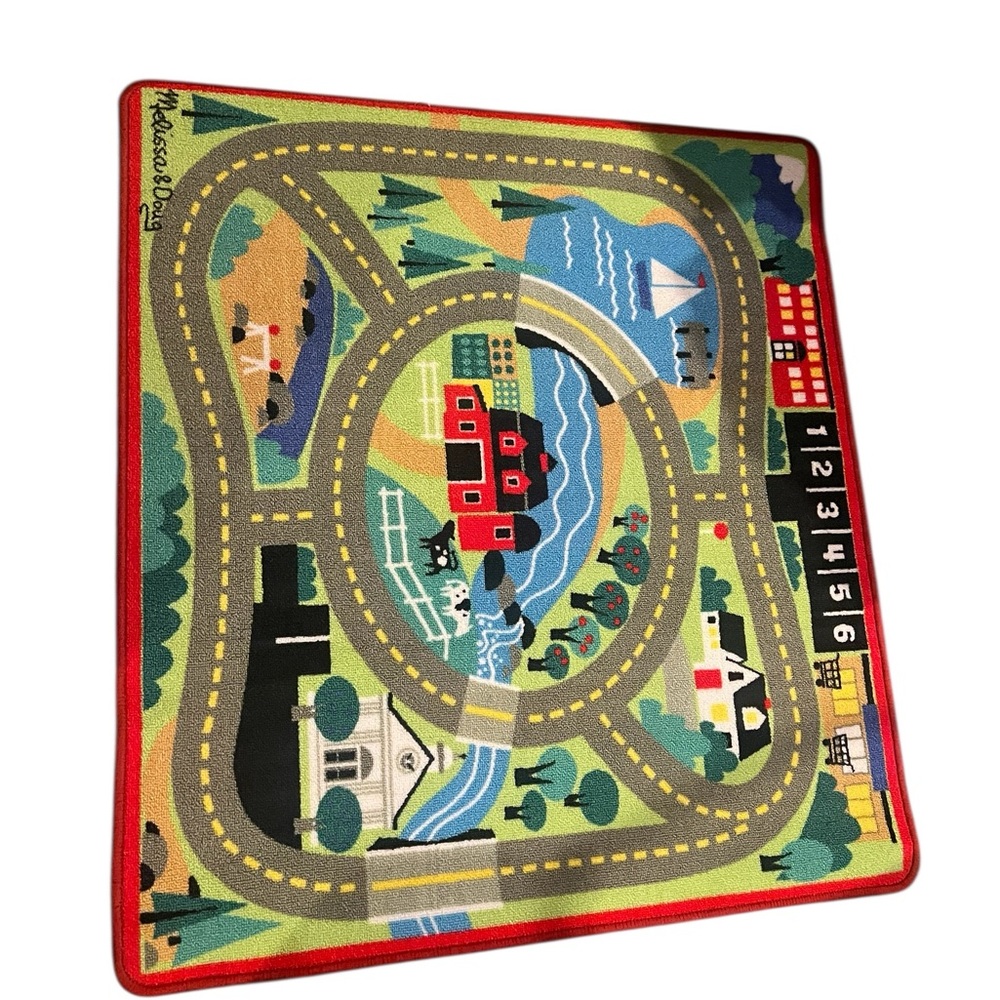 Melissa & Doug Colorful Roadway Play Mat